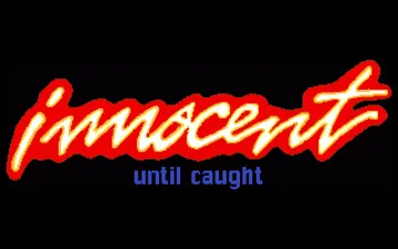 Innocent Until Caught_Disk2 screen shot title